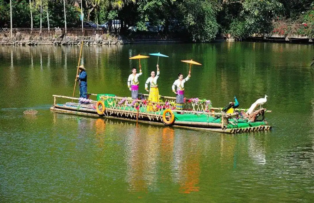 云南黑暗料理网红打卡店,_鲜辣民族风味傣族美食_景洪告庄西双景夜市